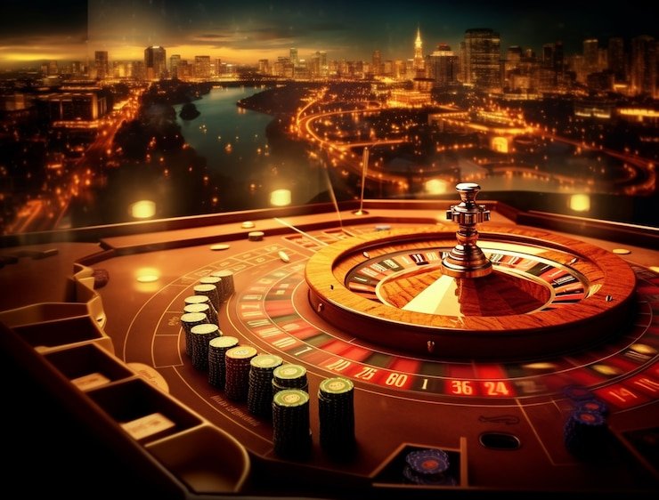 Meja live-dealer Playtech dengan dealer profesional di studio multi-kamera